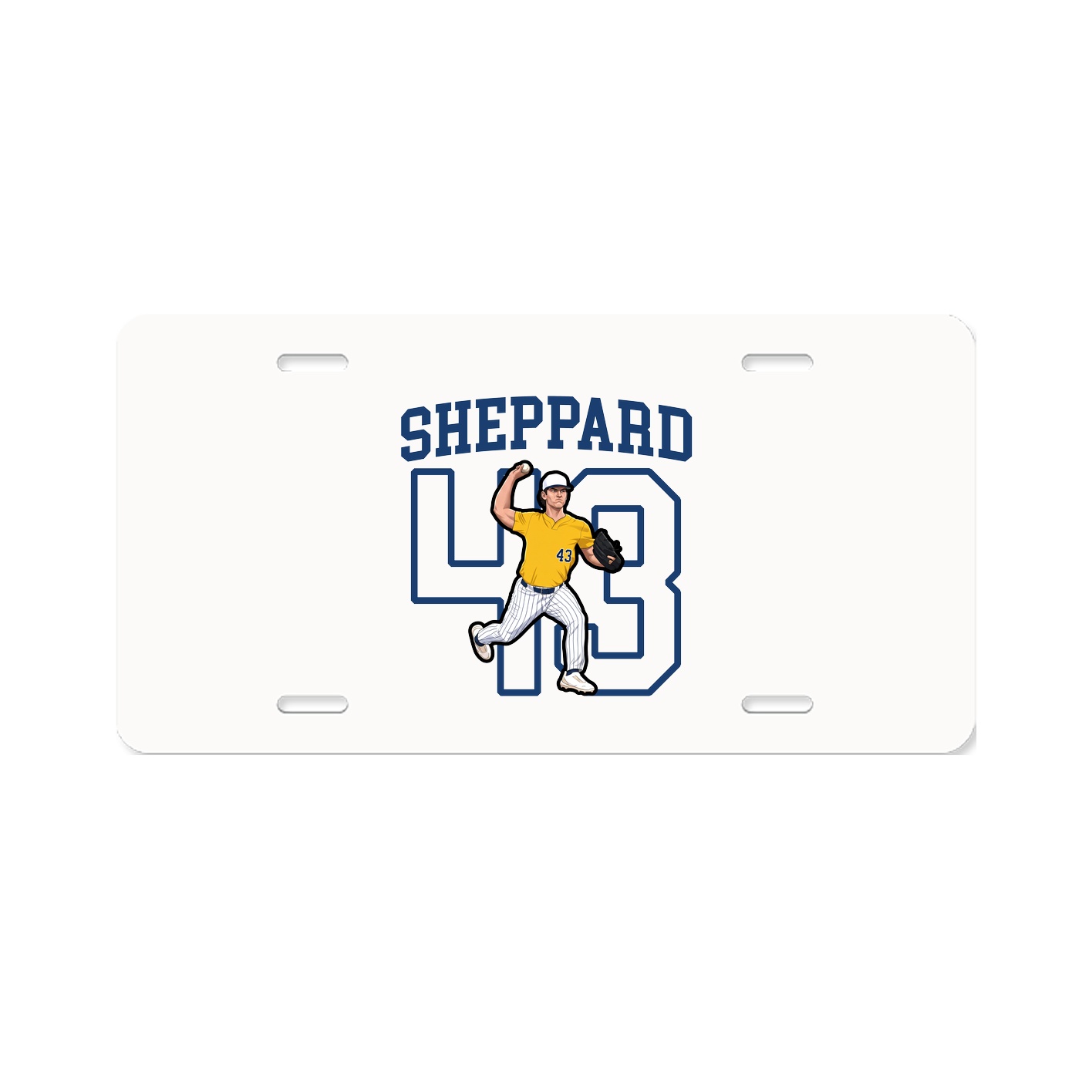License Plate — Shirsey in Classic