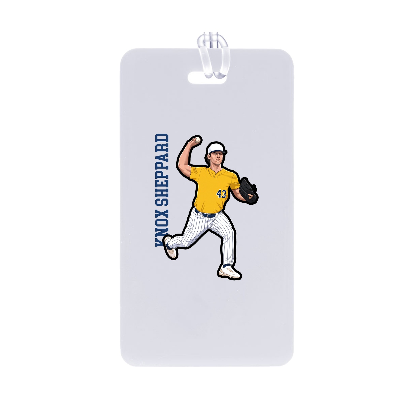 Bag Tag — Name Vertical in Classic