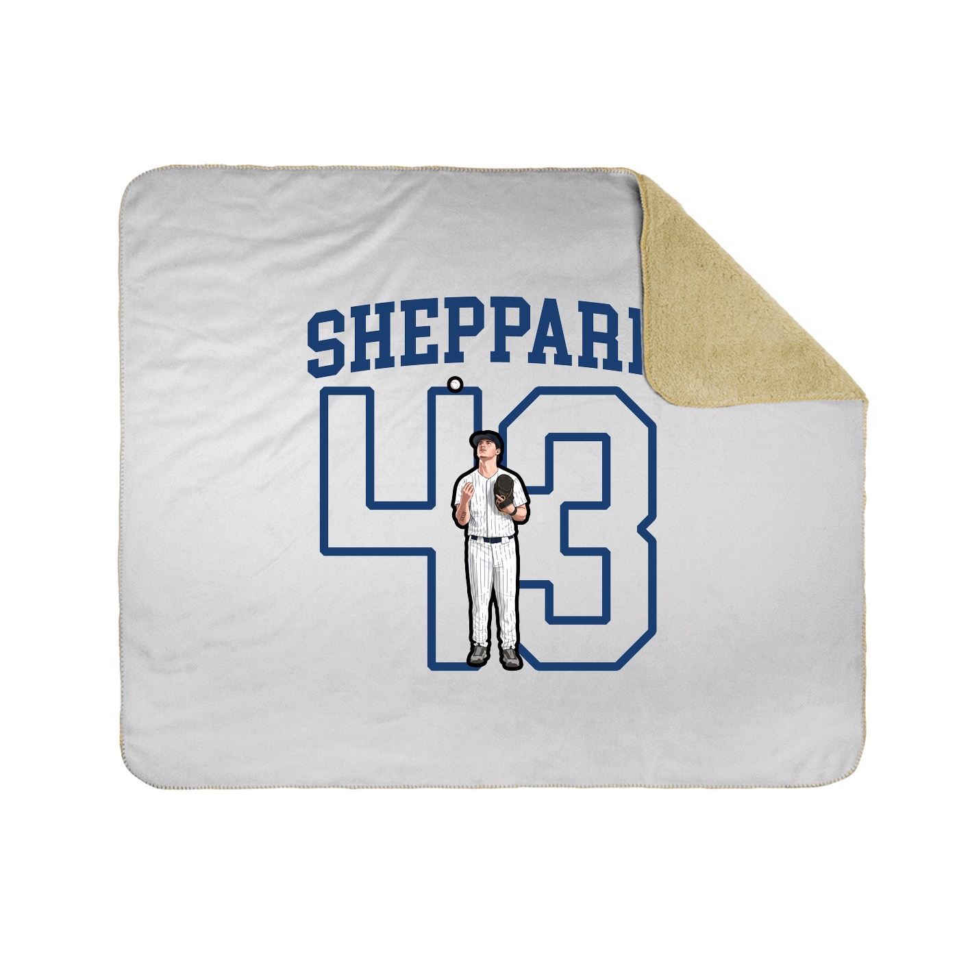 Throw Blanket — Shirsey in White
