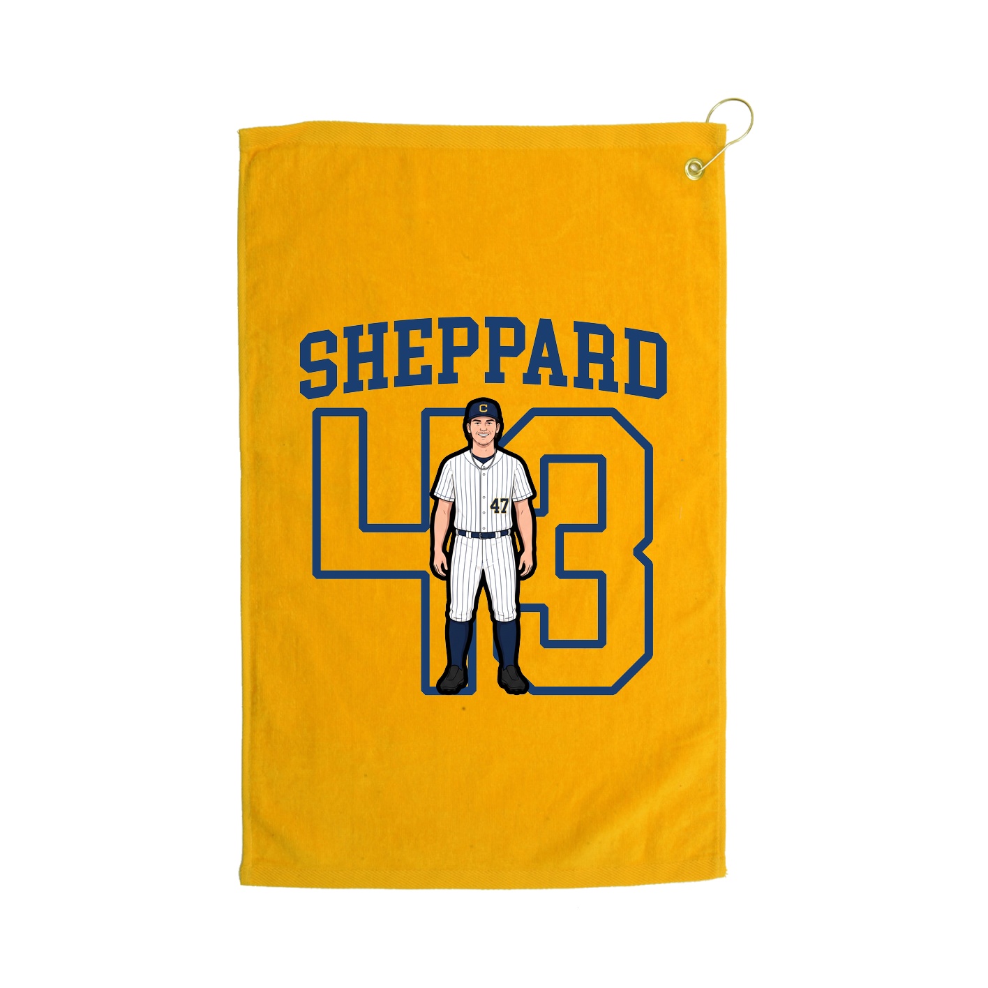 Golf Towel — Shirsey in Gold