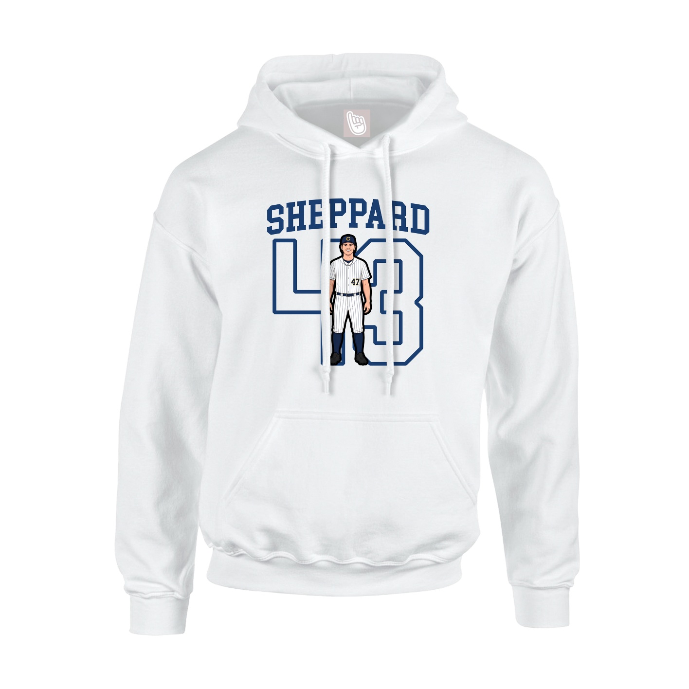 Hoodie — Shirsey in White