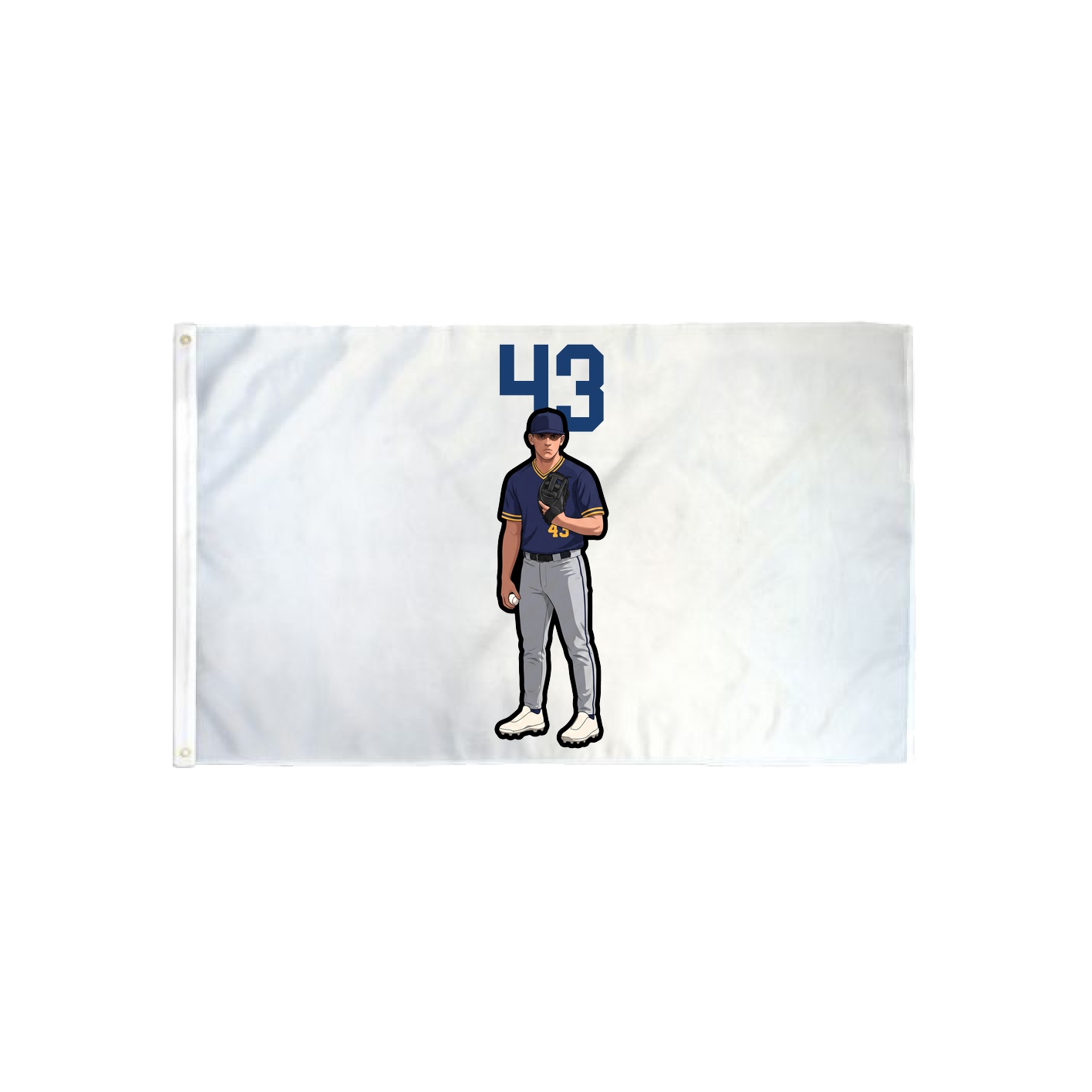 3x5 Flag — Number Top in Classic
