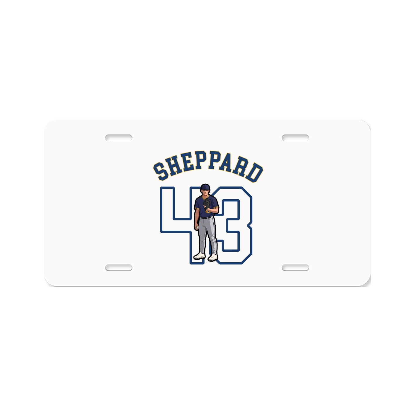 License Plate — Shirsey Arch in Classic