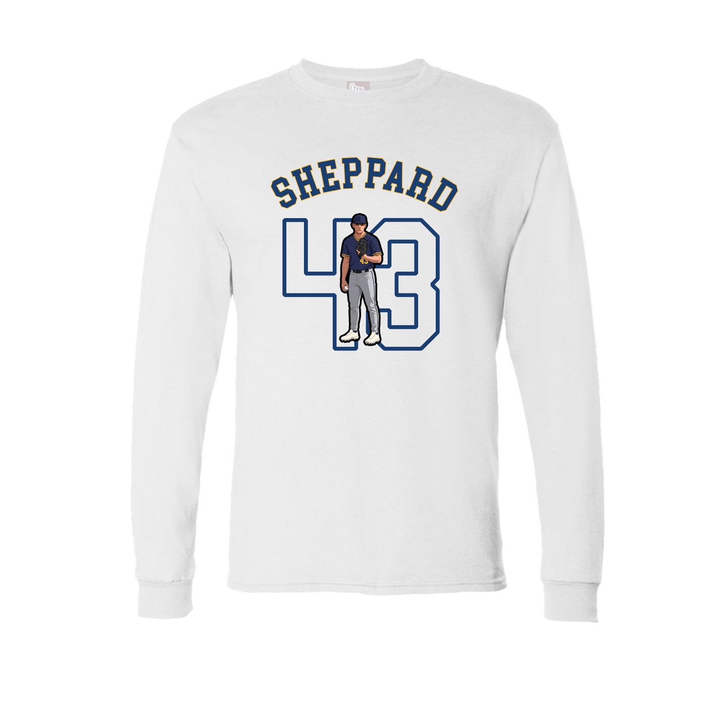 Long Sleeve Tee — Shirsey Arch in White