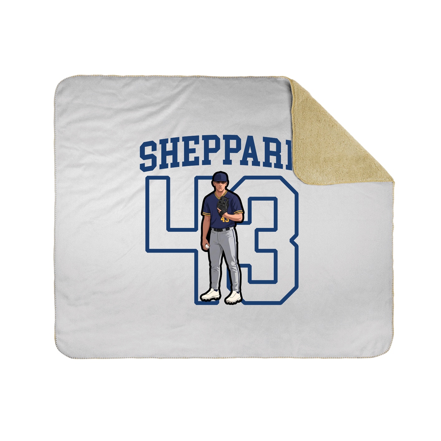 Throw Blanket — Shirsey in White