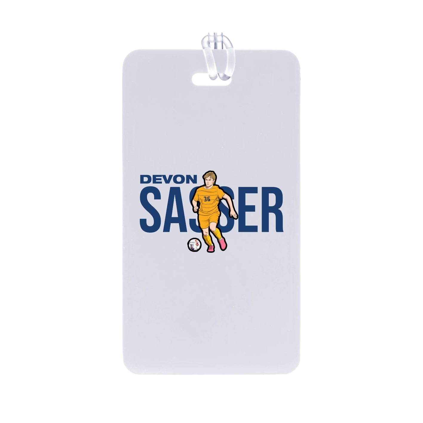 Bag Tag — Player Name in Classic
