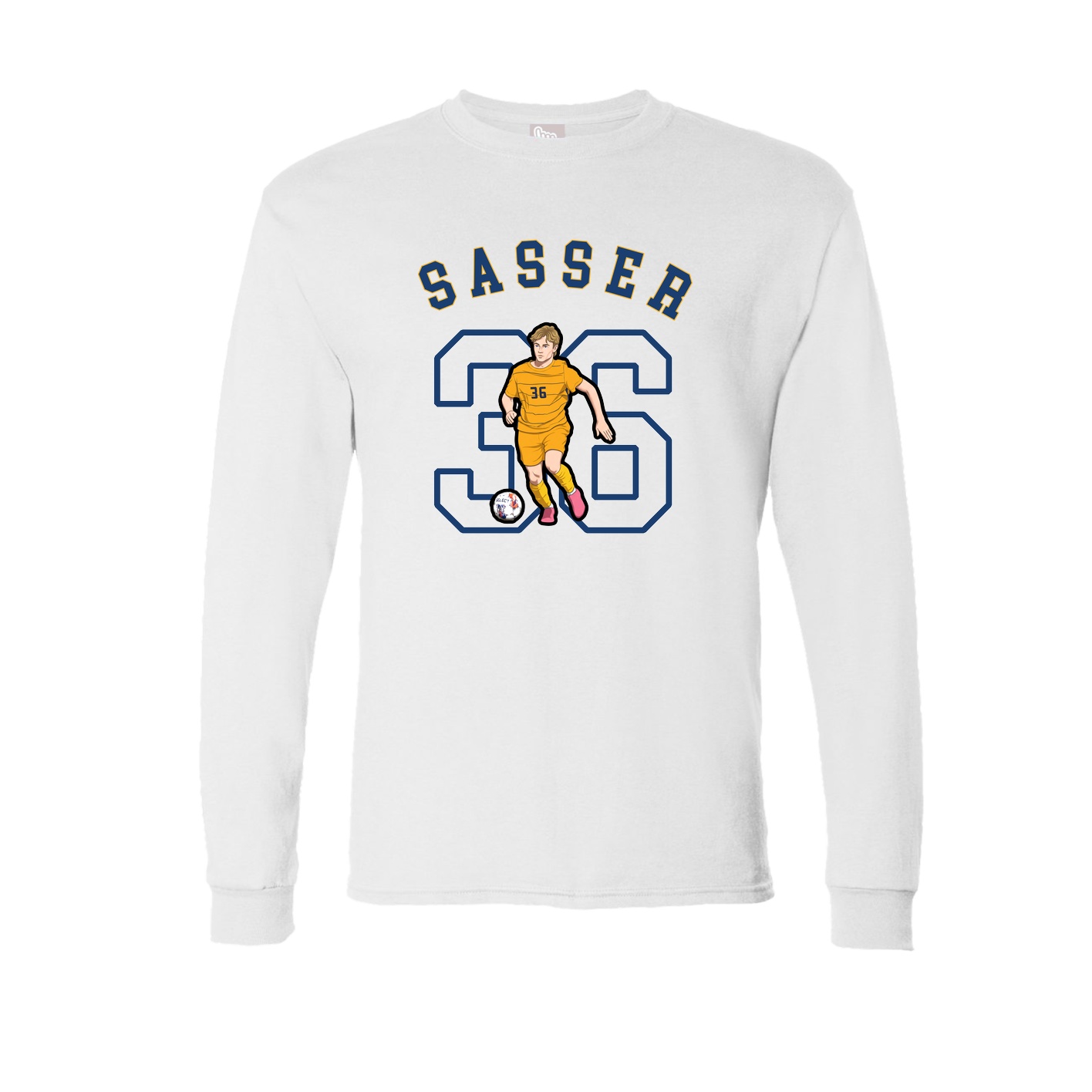 Long Sleeve Tee — Shirsey Arch in White