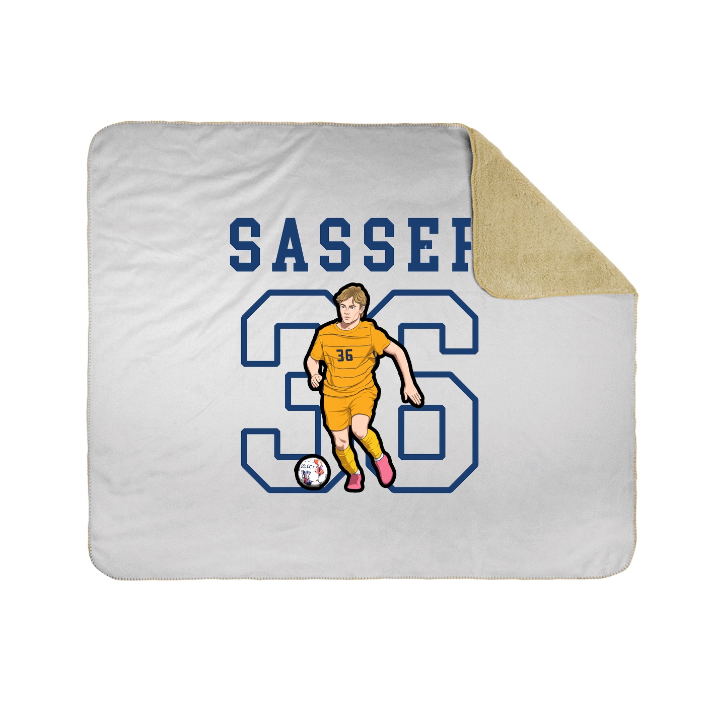 Throw Blanket — Shirsey in White
