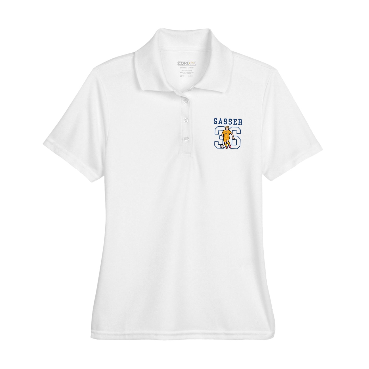Womens Performance Polo — Shirsey in White
