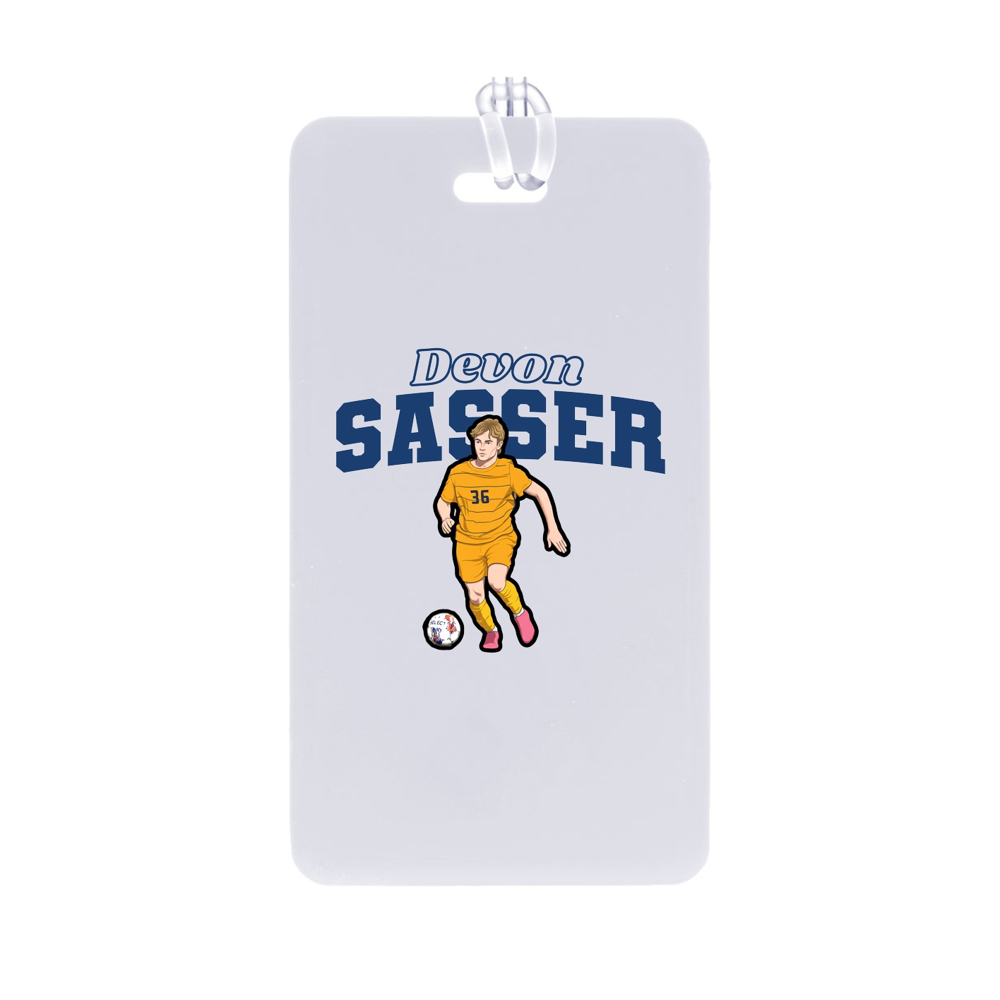 Bag Tag — Name Arch in Classic