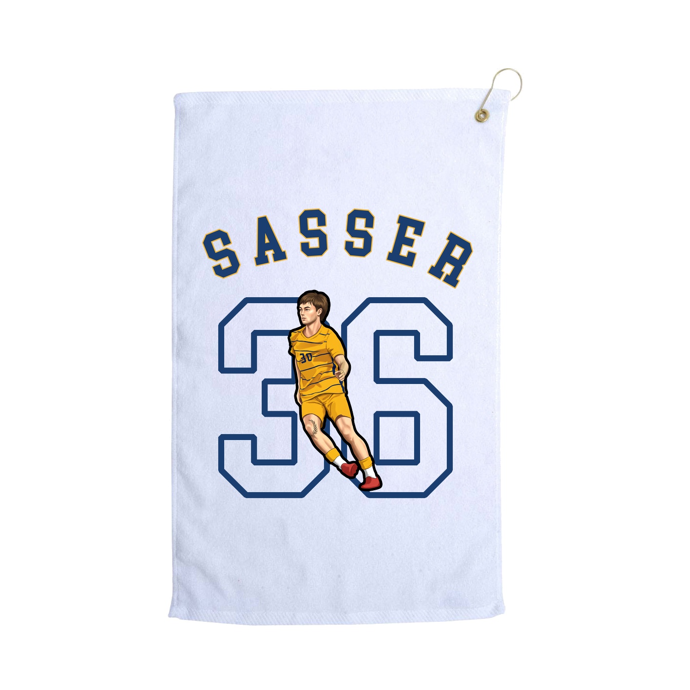 Golf Towel — Shirsey Arch in White