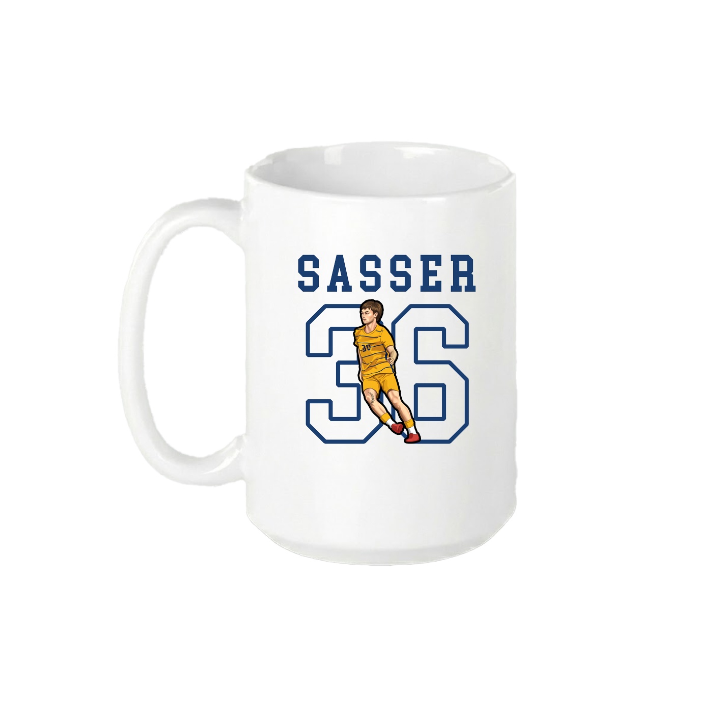 15oz Coffee Mug — Shirsey in White
