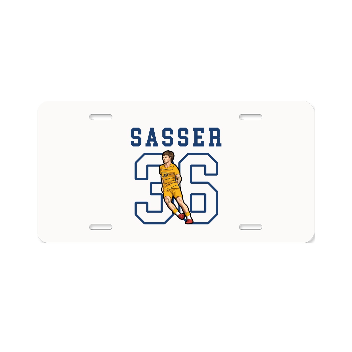 License Plate — Shirsey in Classic