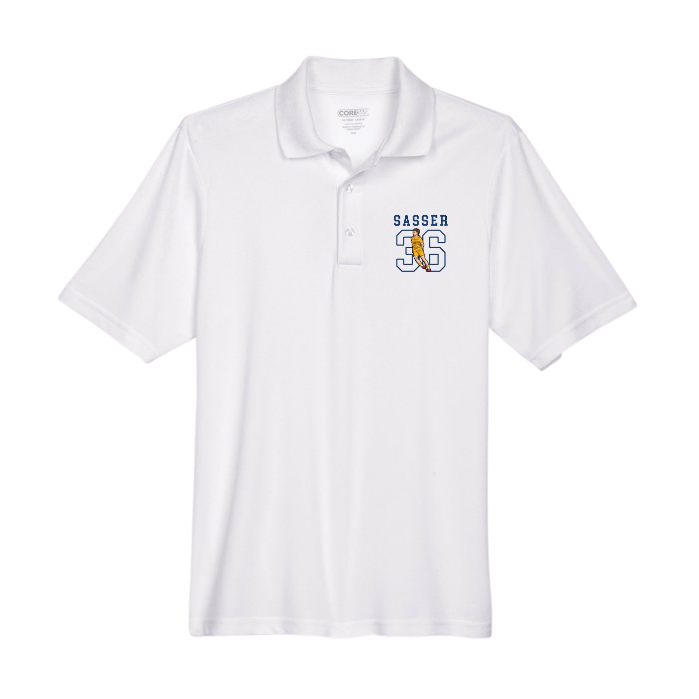 Performance Polo — Shirsey in White