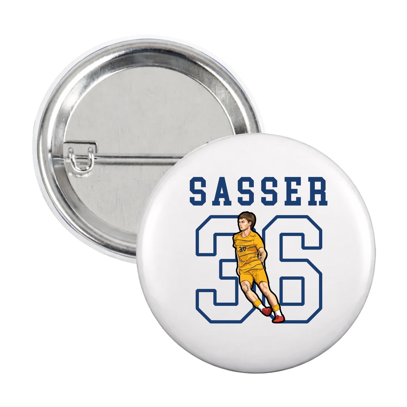 Game Day Button — Shirsey in White