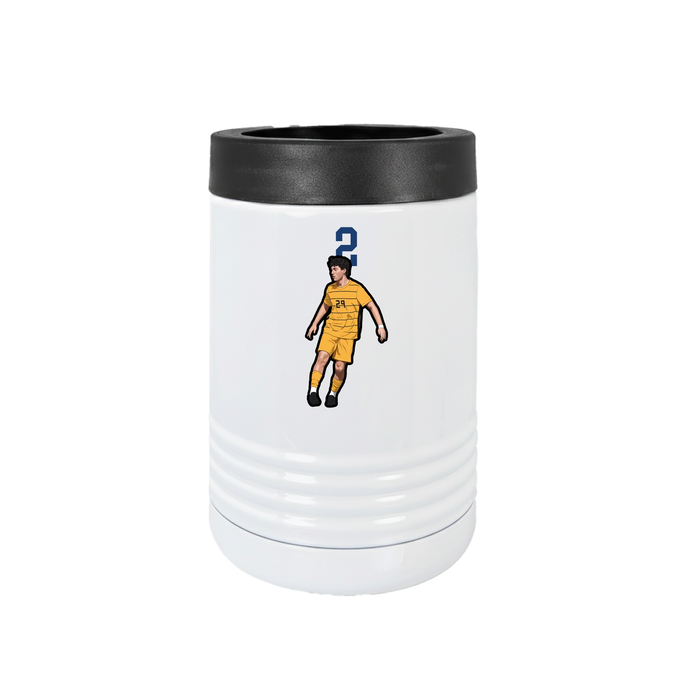 Beverage Holder — Number Top in White