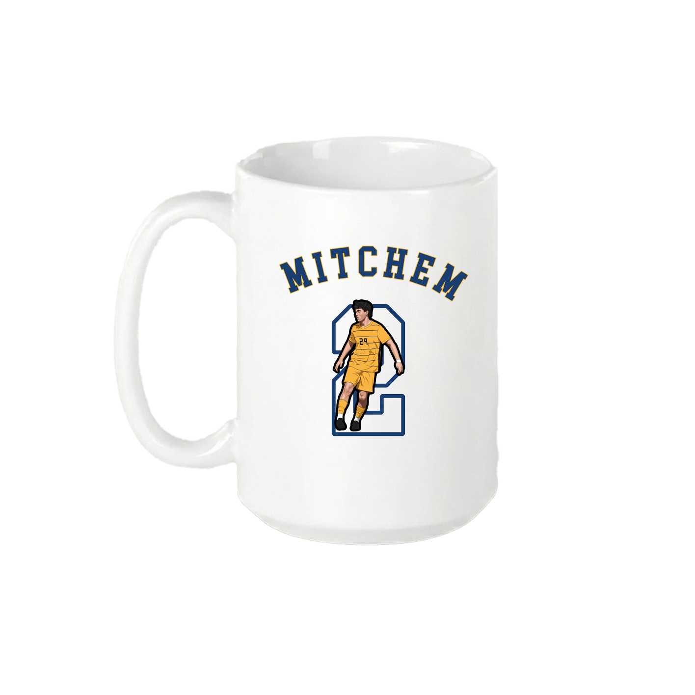 15oz Coffee Mug — Shirsey Arch in White