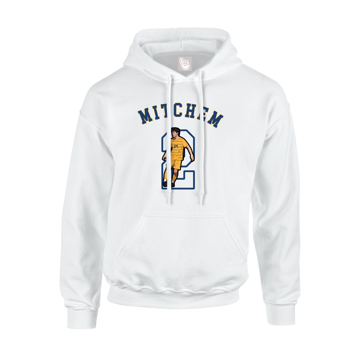 Youth Hoodie — Shirsey Arch in White