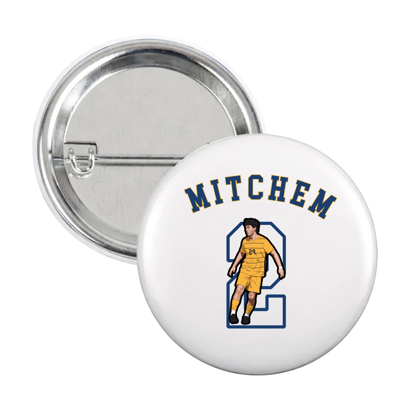 Game Day Button — Shirsey Arch in White