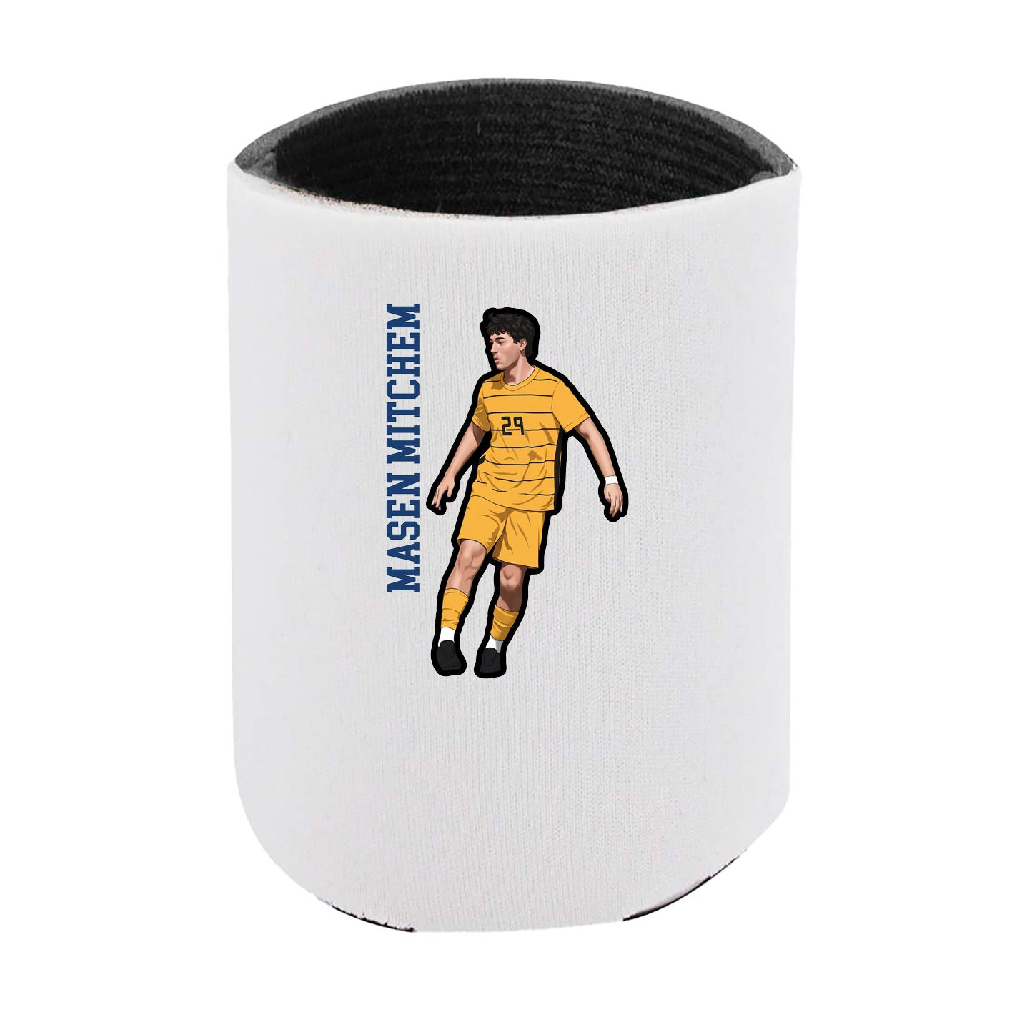 Can Holder — Name Vertical in White