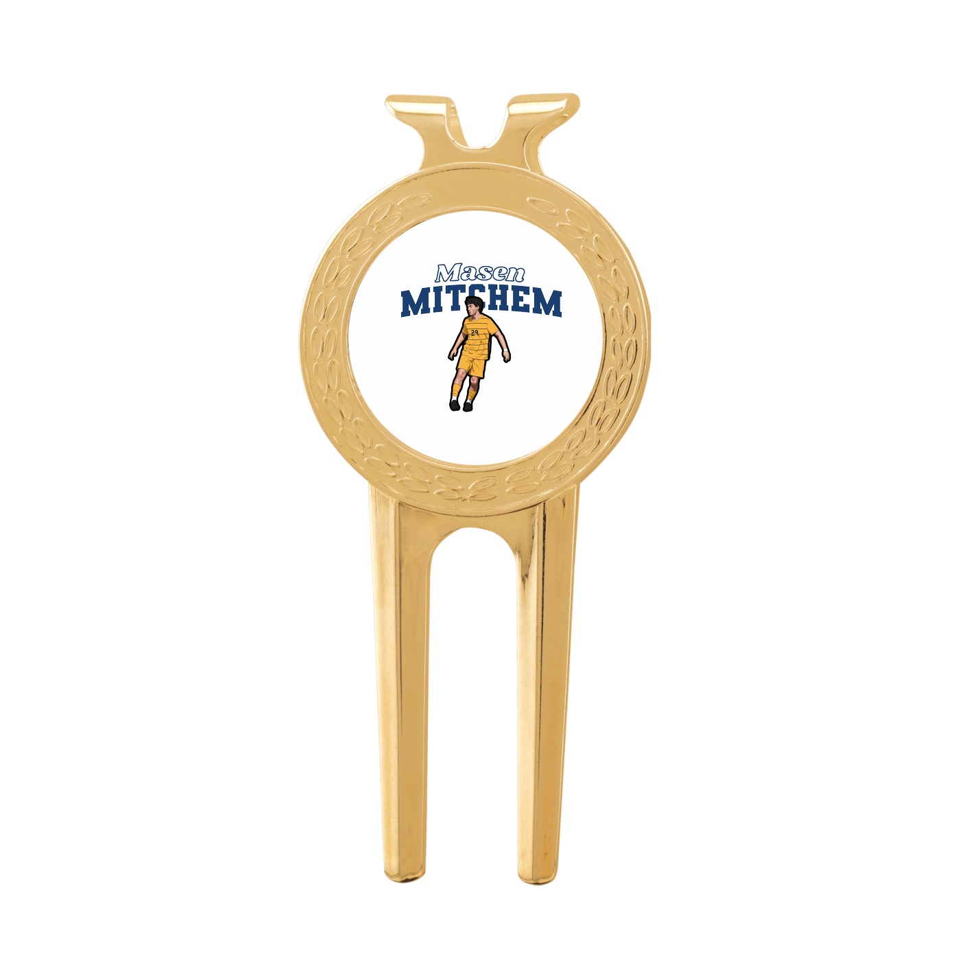 Divot Tool with Ball Marker — Name Arch in Classic