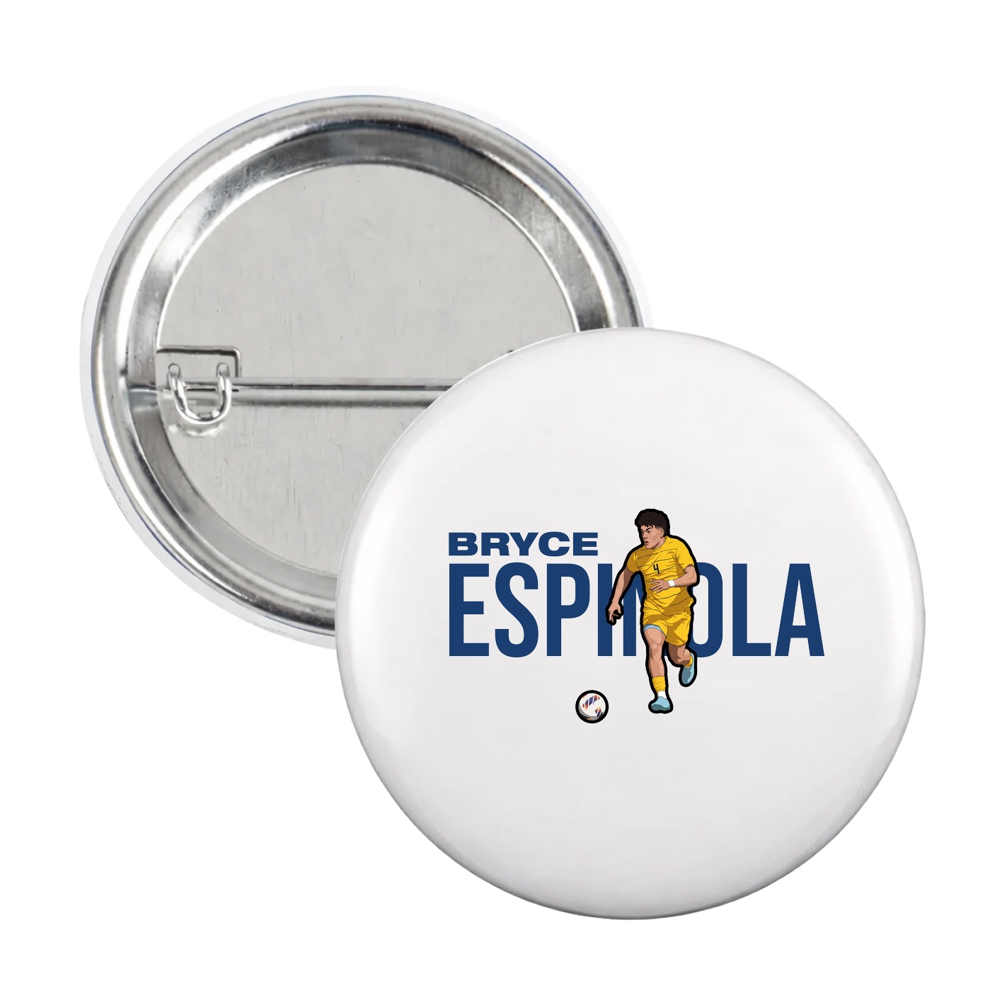 Game Day Button — Player Name in White