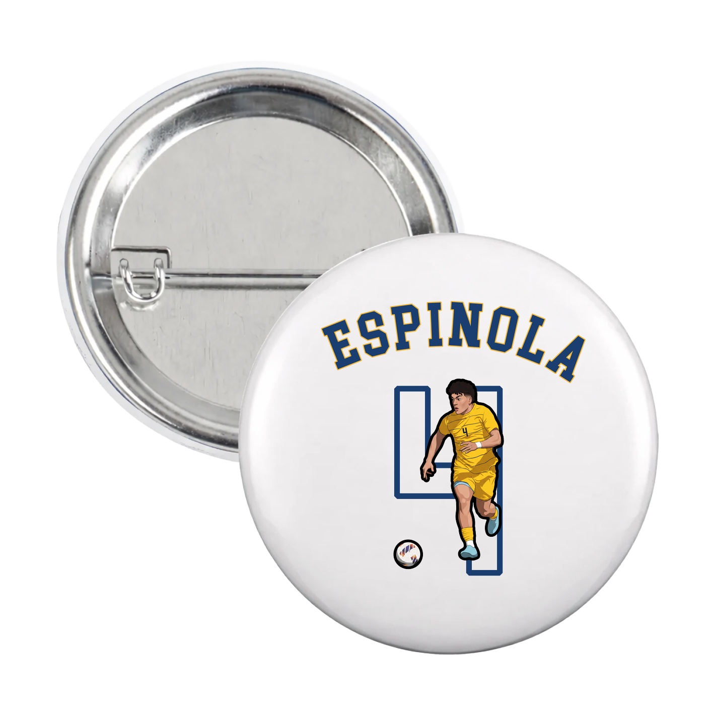 Game Day Button — Shirsey Arch in White