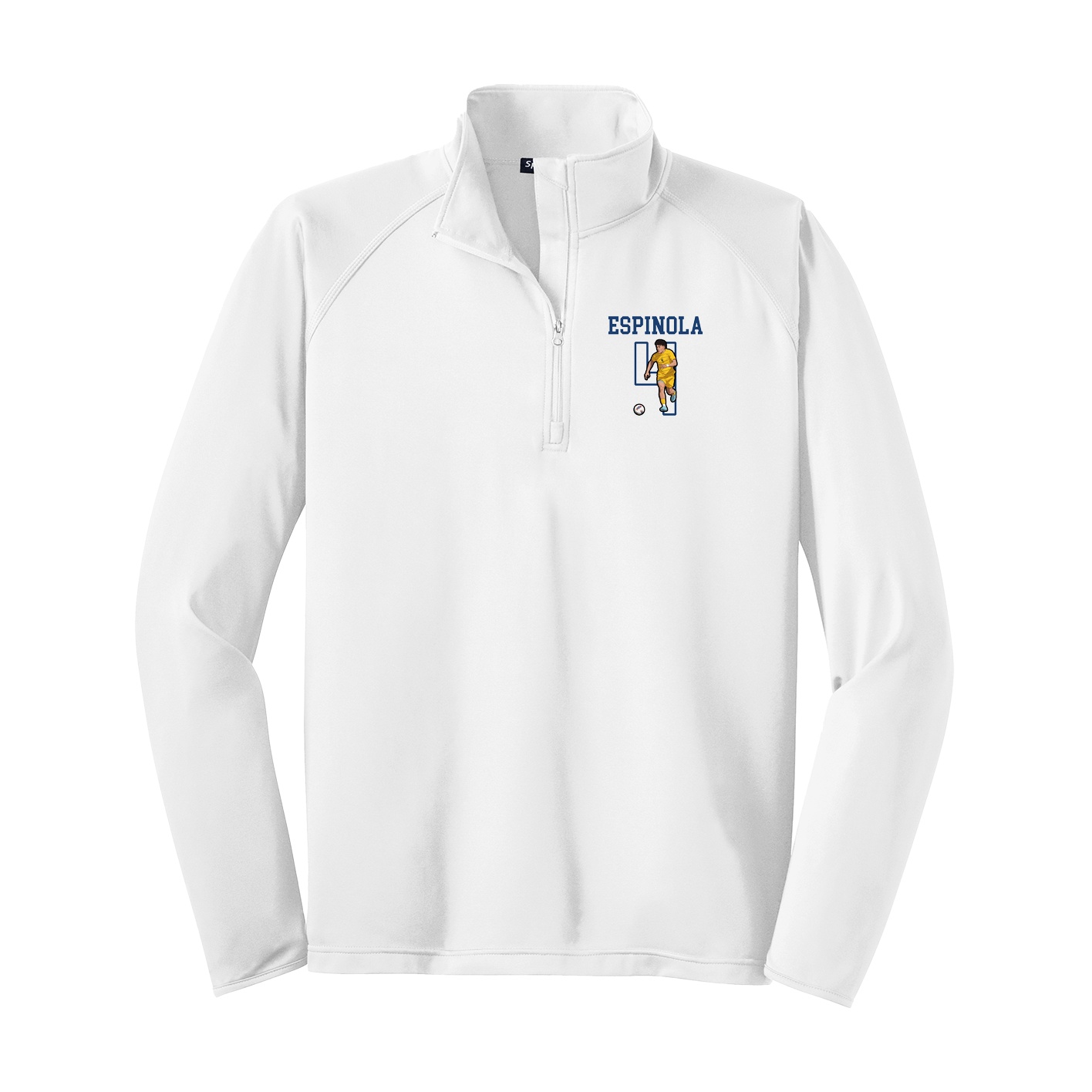 Q-Zip Pullover — Shirsey in White