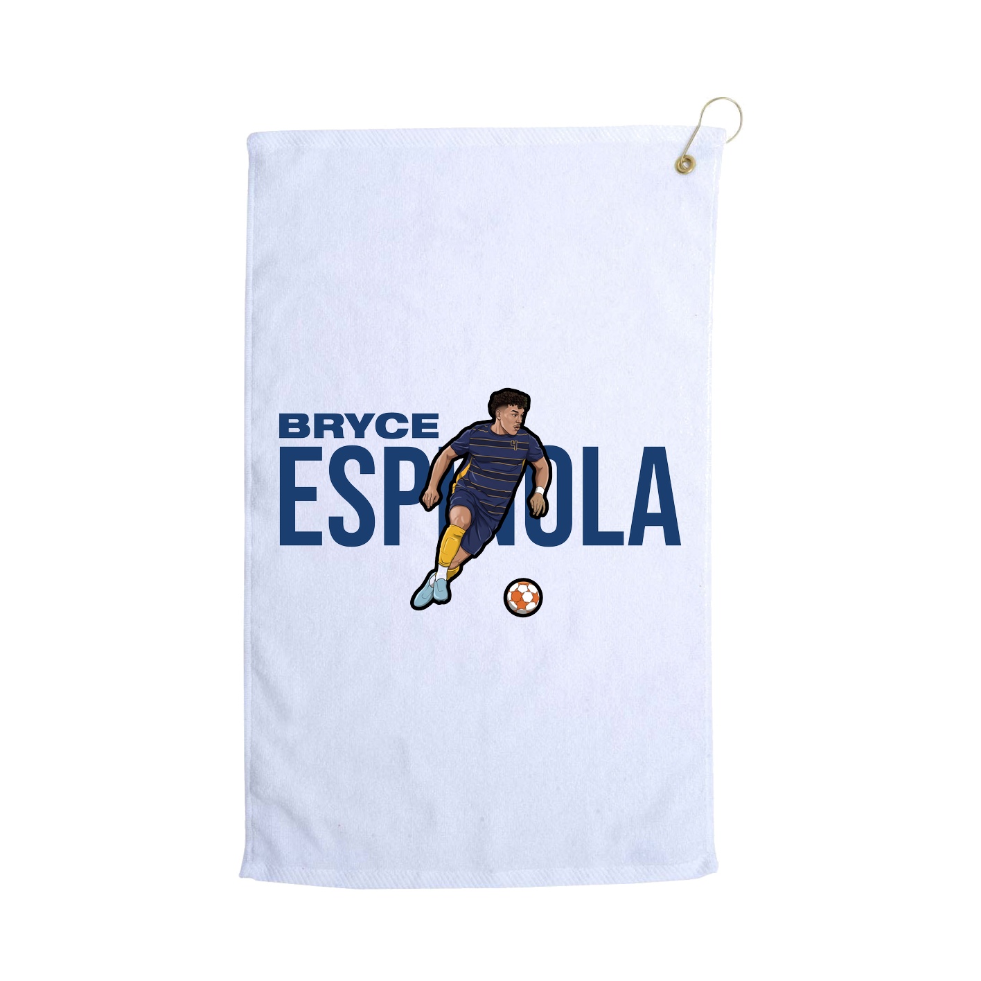 Golf Towel — Player Name in White