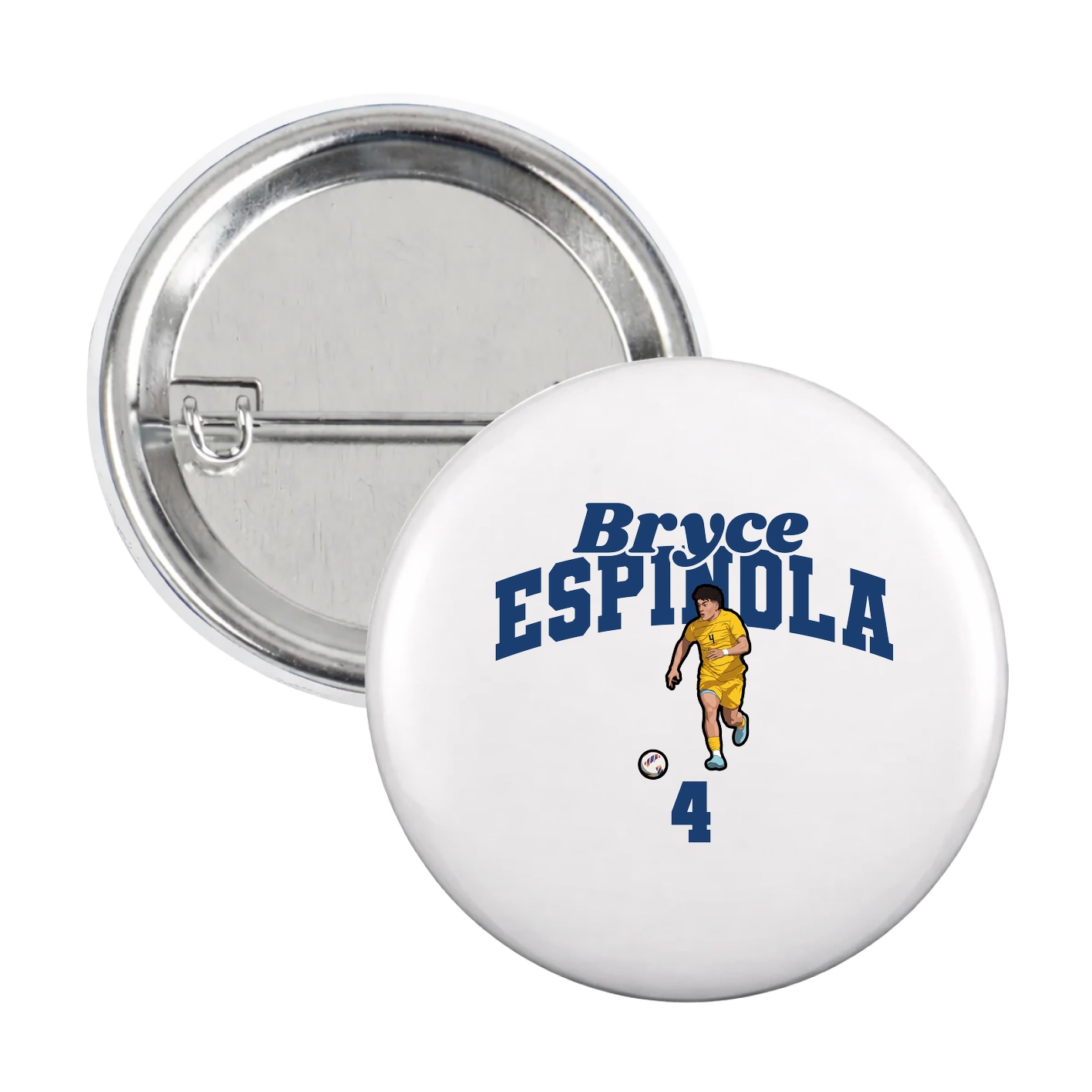 Game Day Button — Signature Arch in White