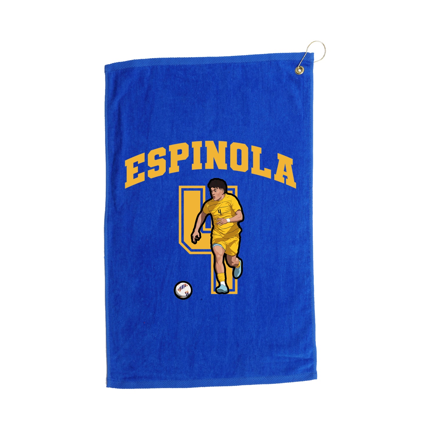 Golf Towel — Number in Royal
