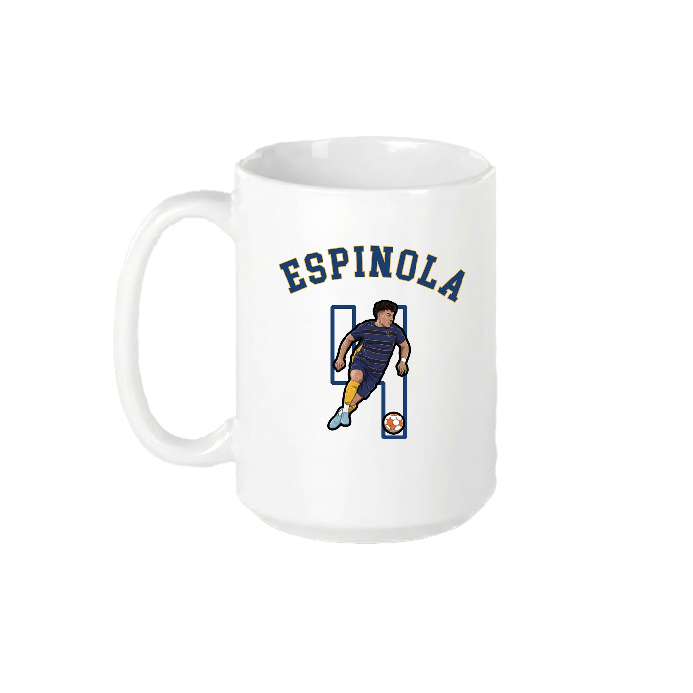 15oz Coffee Mug — Shirsey Arch in White