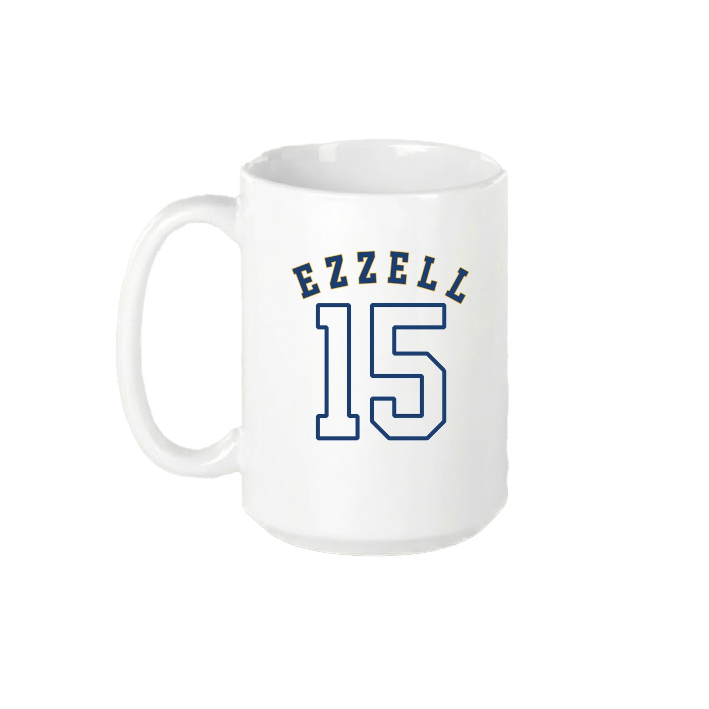 15oz Coffee Mug — Shirsey Arch in White