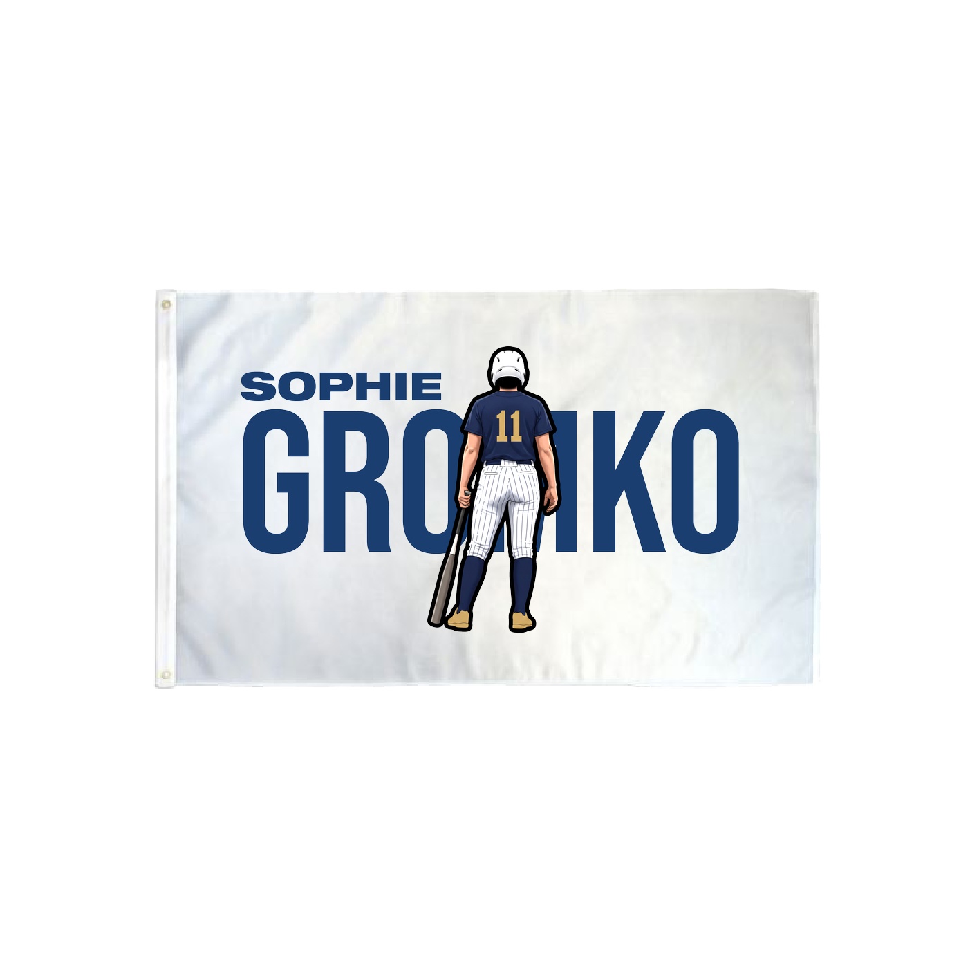 3x5 Flag — Player Name in Classic