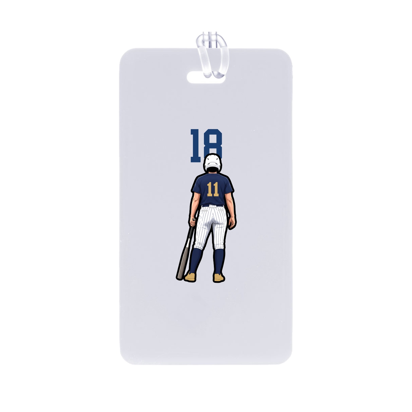 Bag Tag — Number Top in Classic