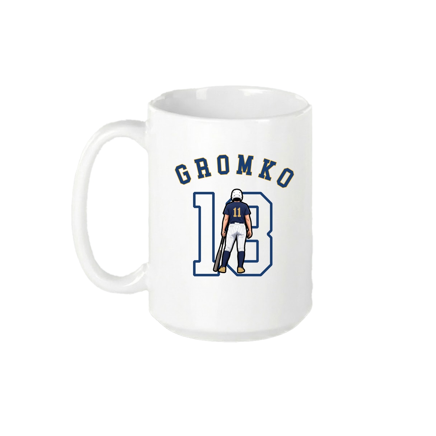 15oz Coffee Mug — Shirsey Arch in White
