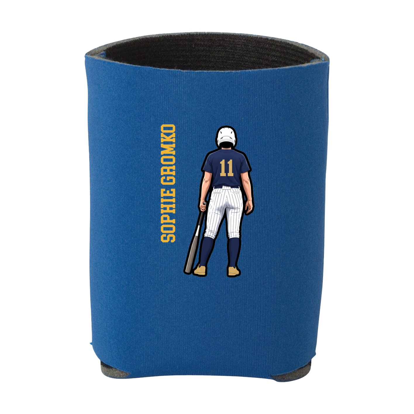 Can Holder — Name Vertical in Royal
