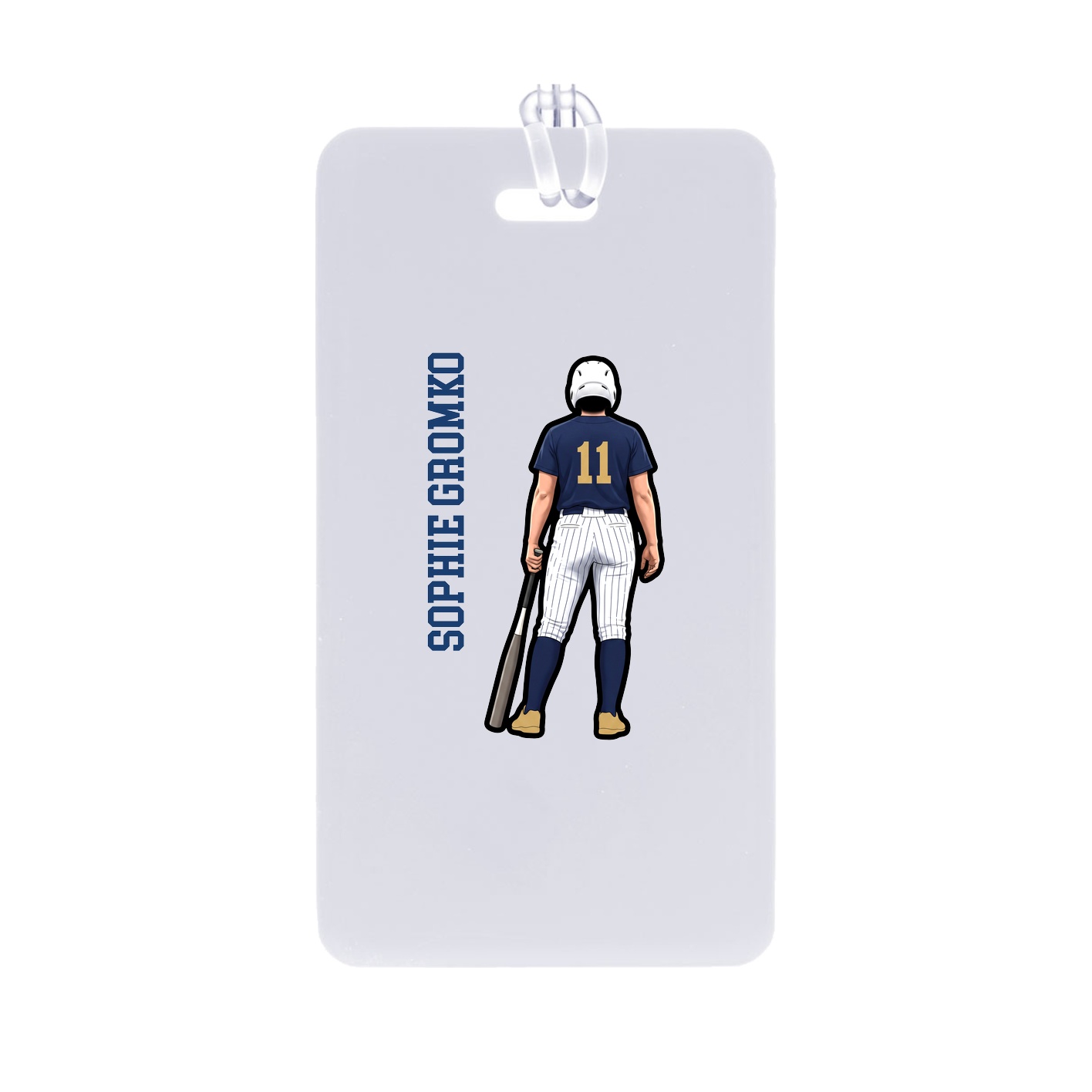 Bag Tag — Name Vertical in Classic