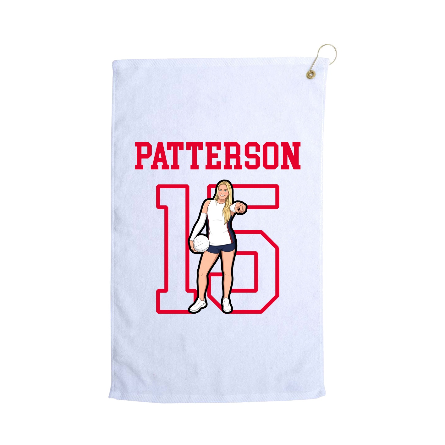 Golf Towel — Shirsey in White