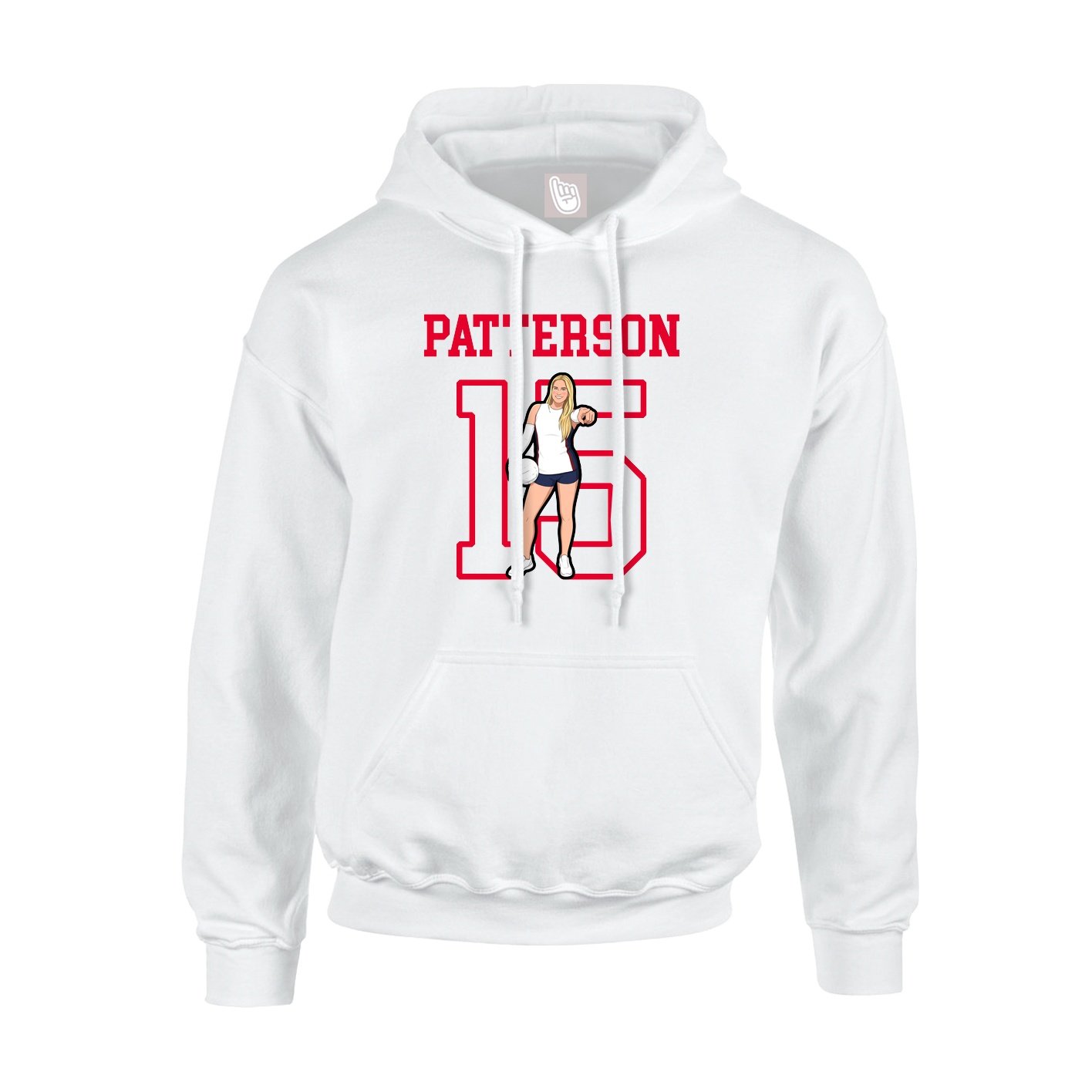 Hoodie — Shirsey in White