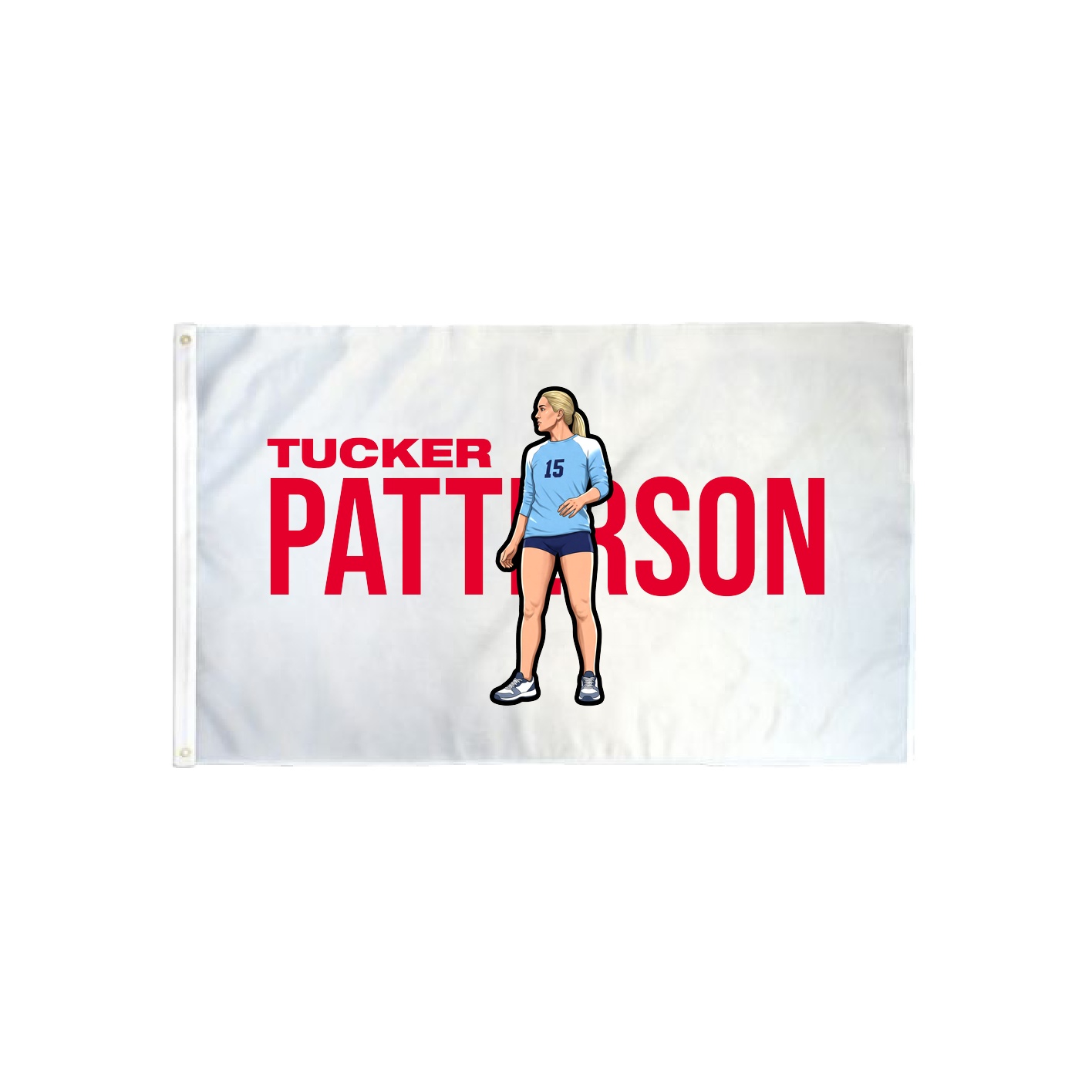 3x5 Flag — Player Name in Classic