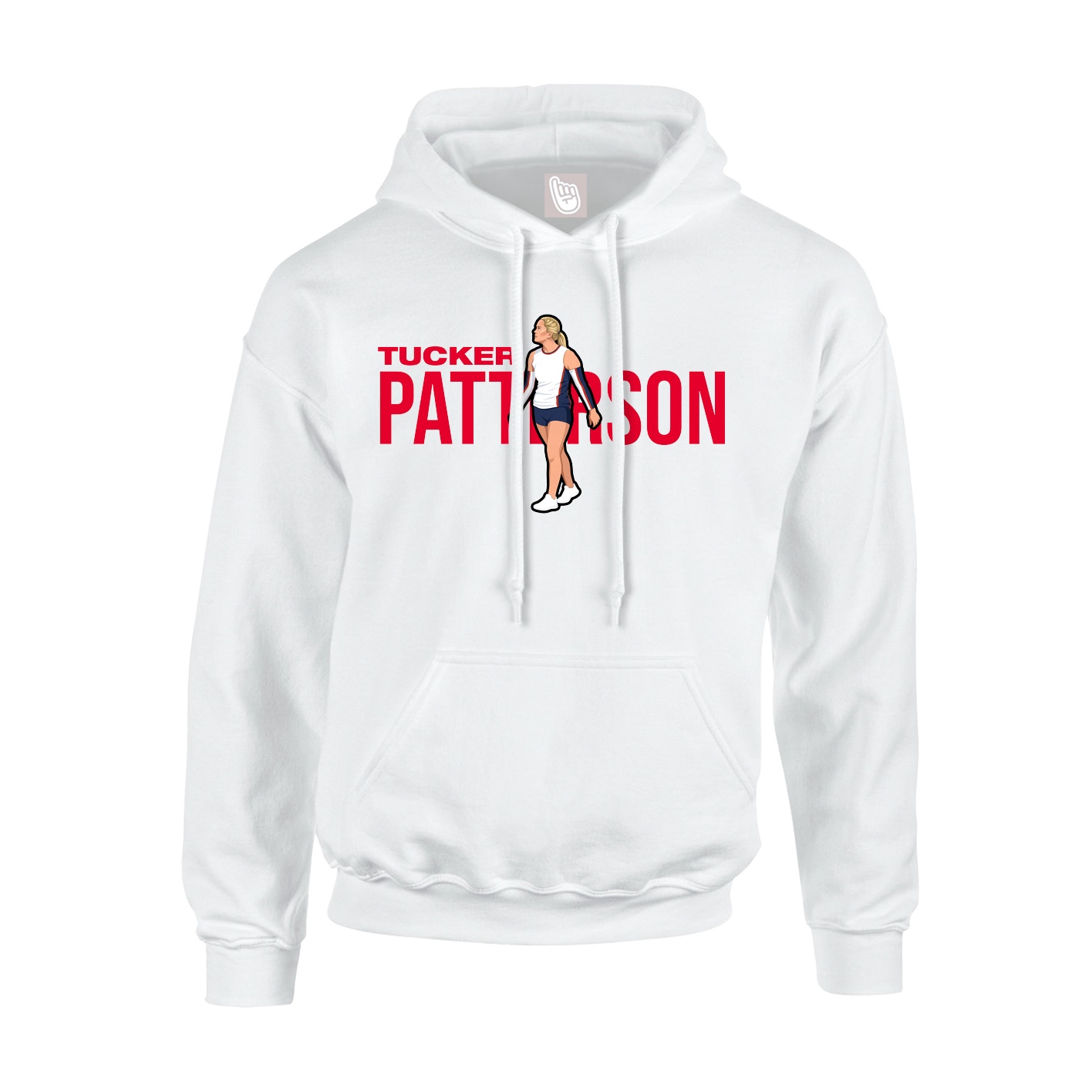 Hoodie — Player Name in White