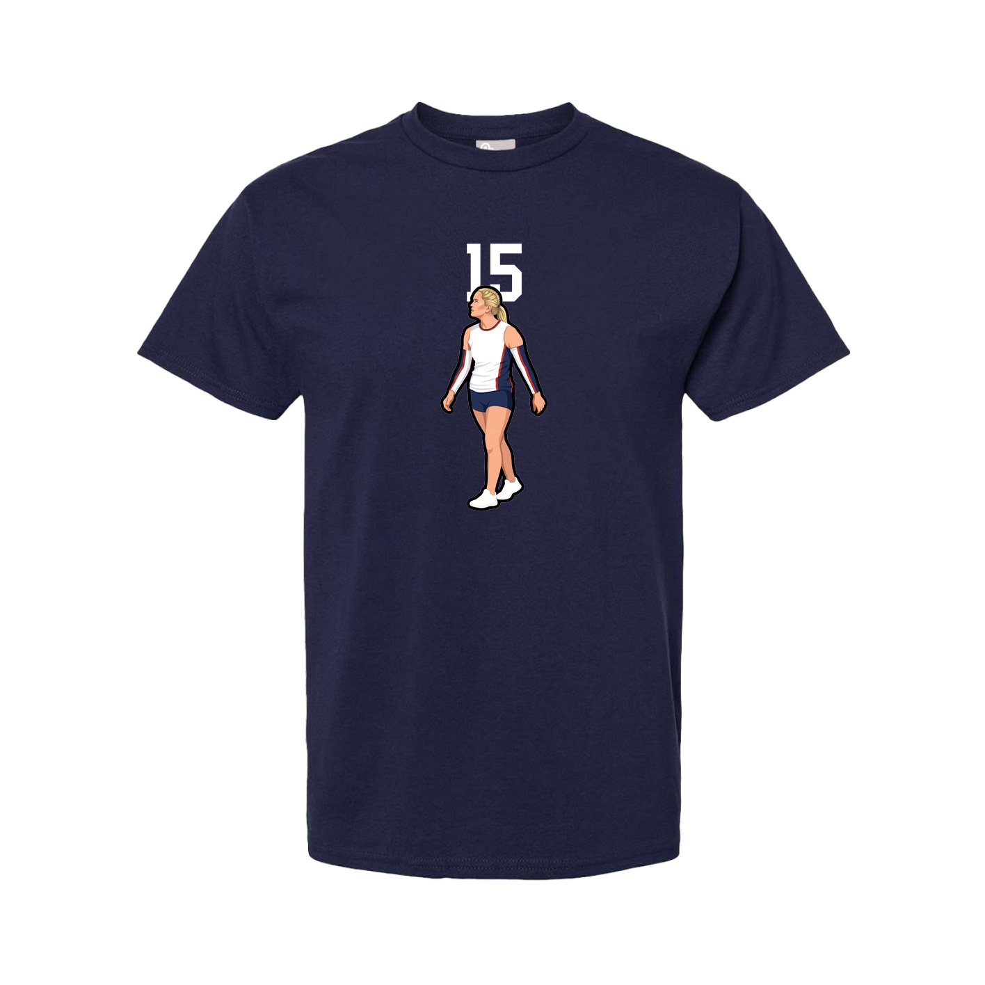 Youth Tee — Number Top in Navy
