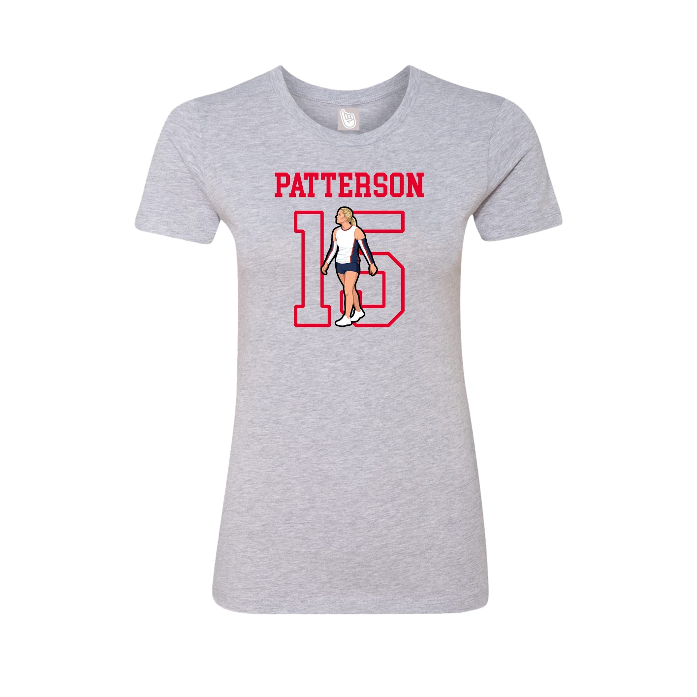 Fitted Women's Tee — Shirsey in Grey