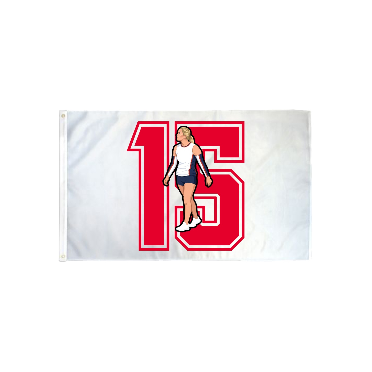3x5 Flag — Number in Classic
