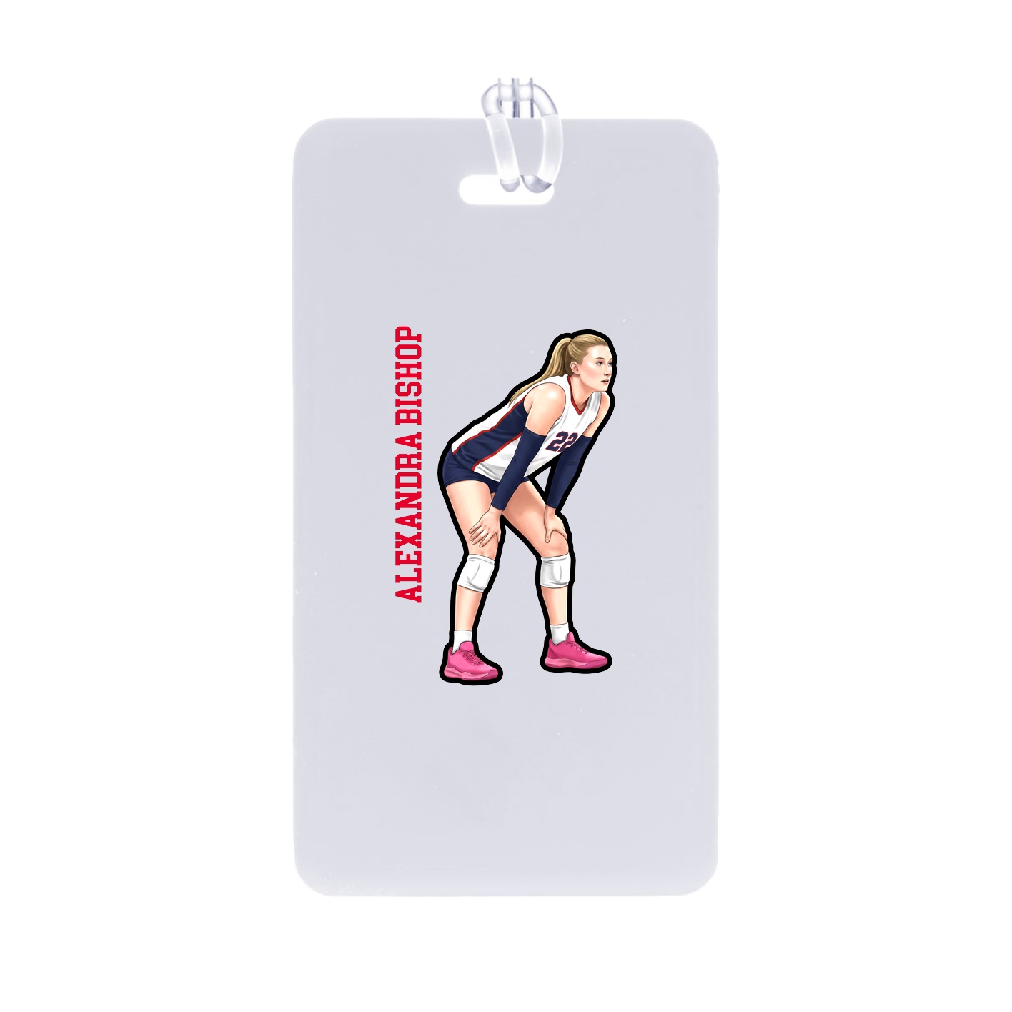 Bag Tag — Name Vertical in Classic