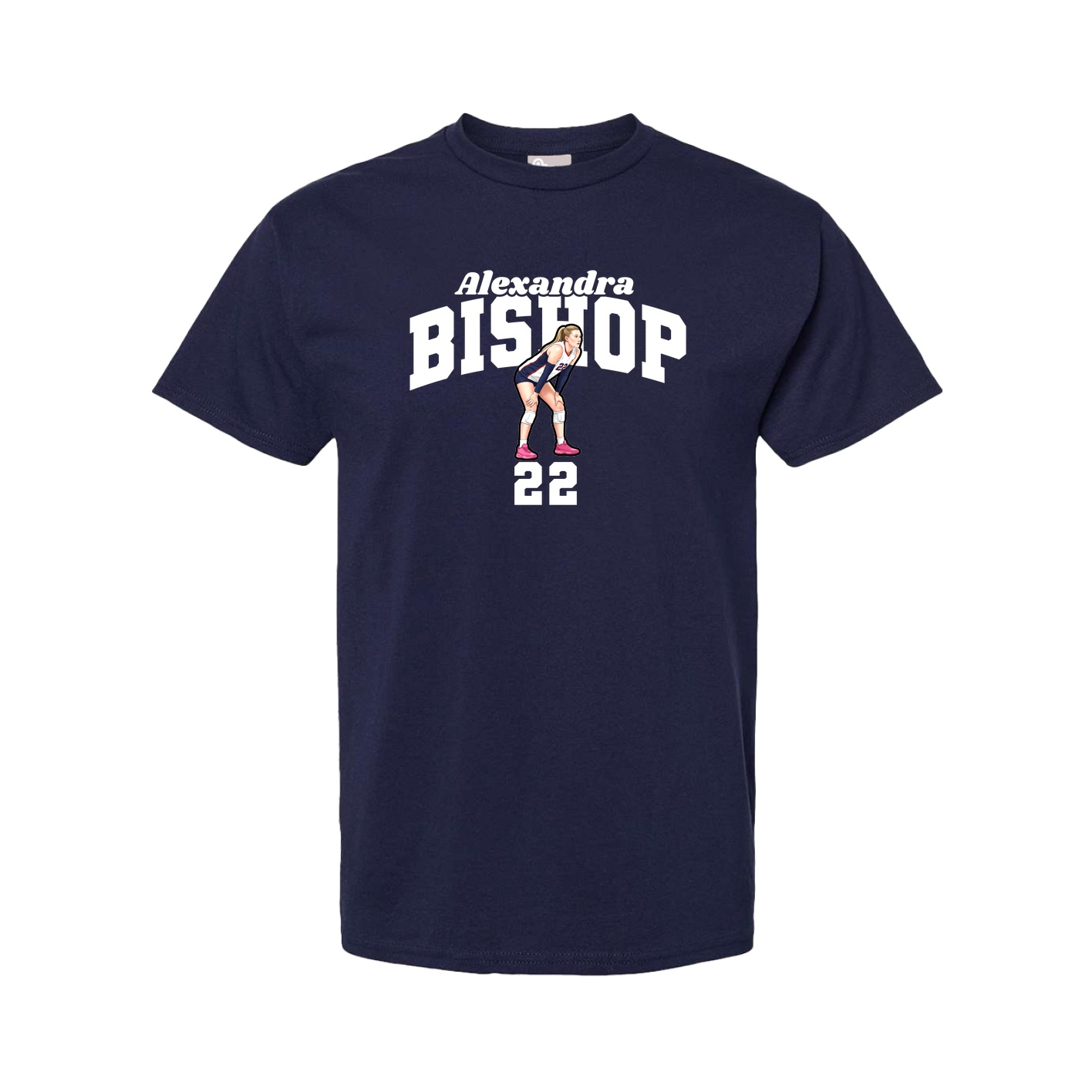 Tee — Signature Arch in Navy