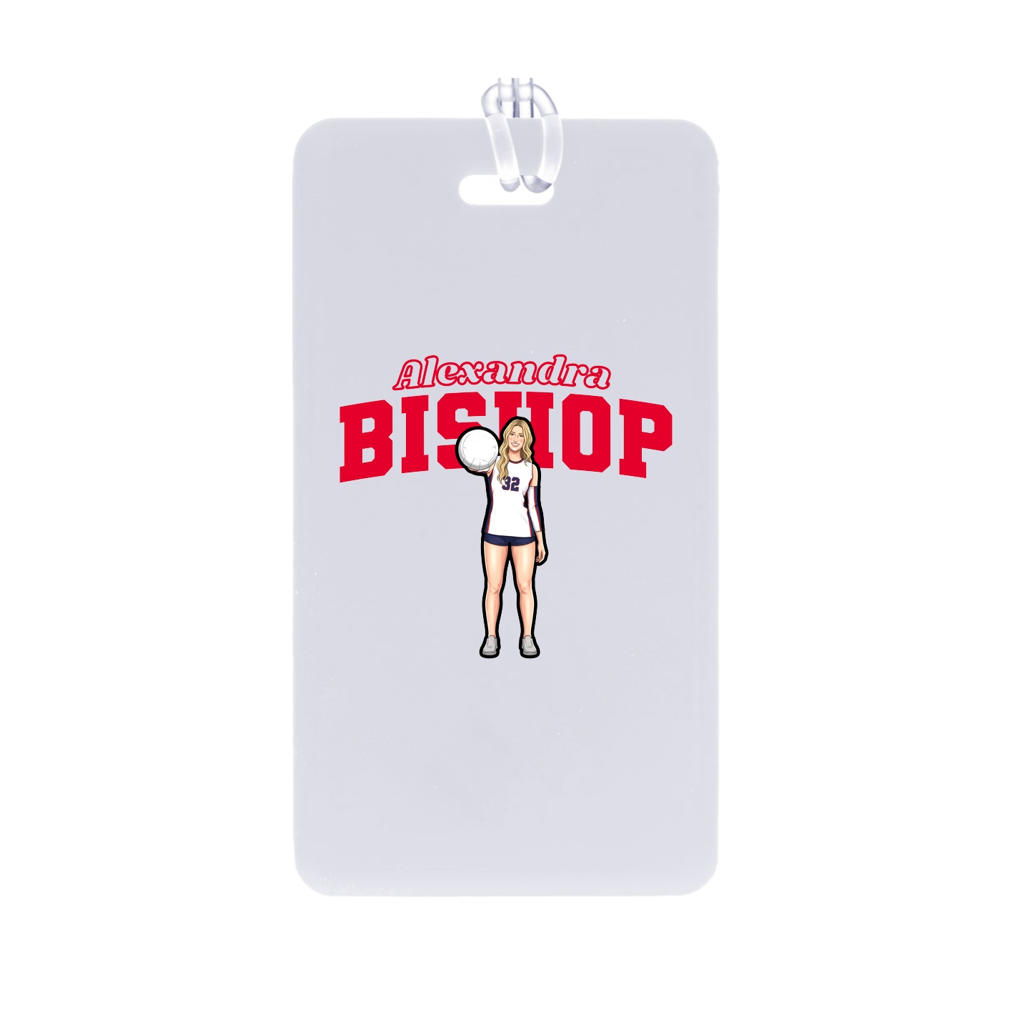 Bag Tag — Name Arch in Classic