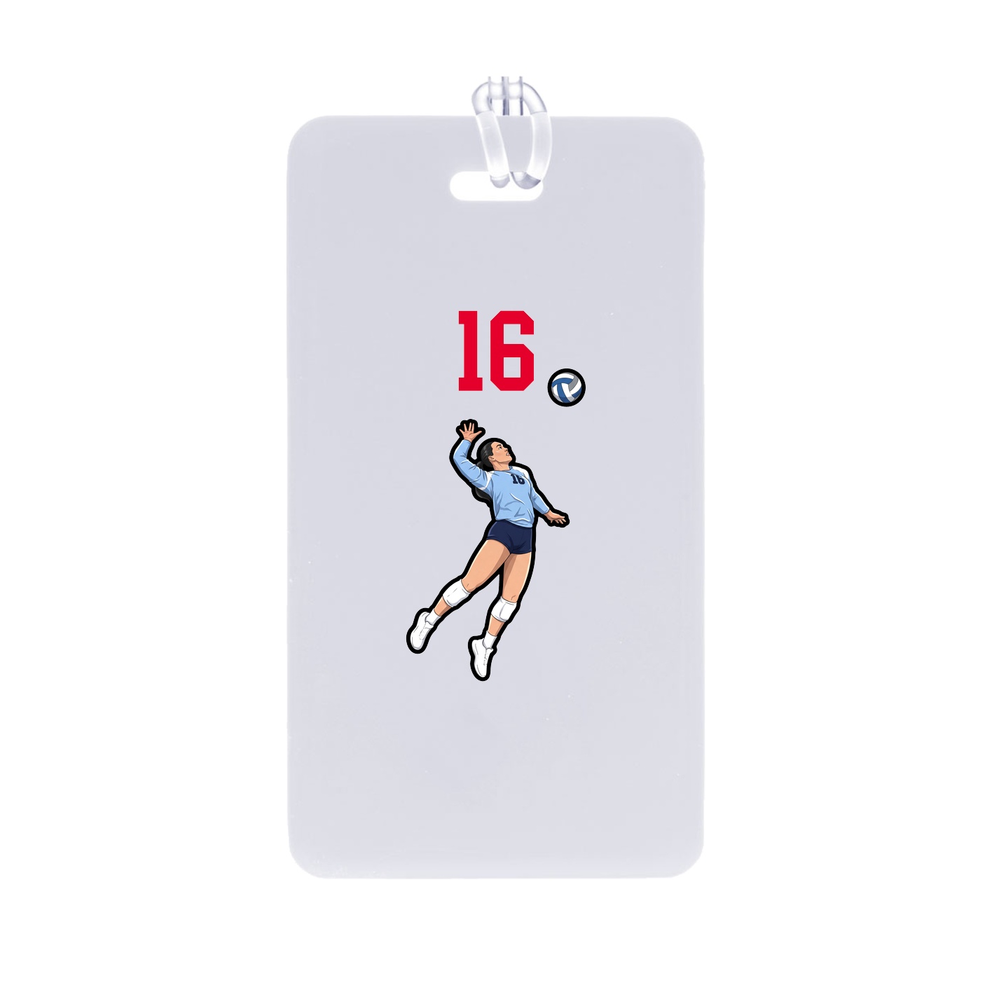 Bag Tag — Number Top in Classic