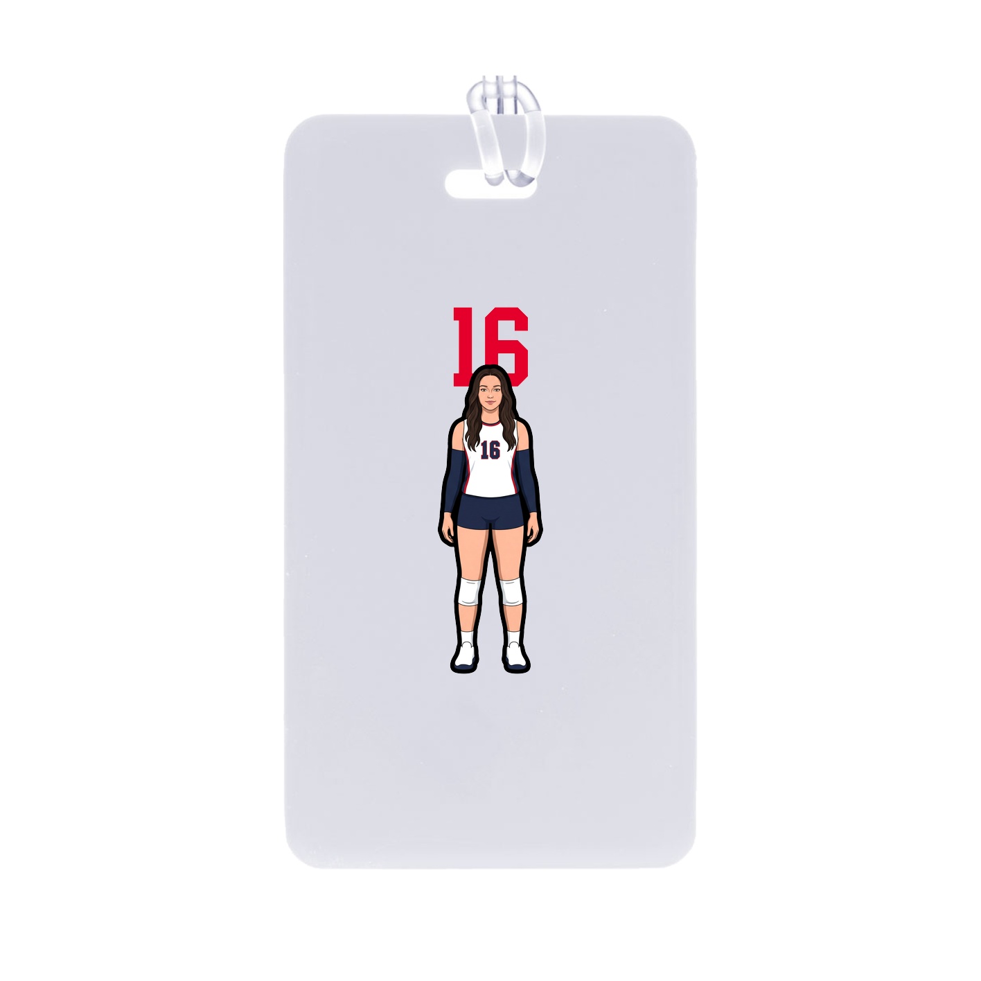 Bag Tag — Number Top in Classic